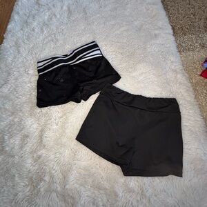 More Than Magic Black and White Athletic Shorts Set
